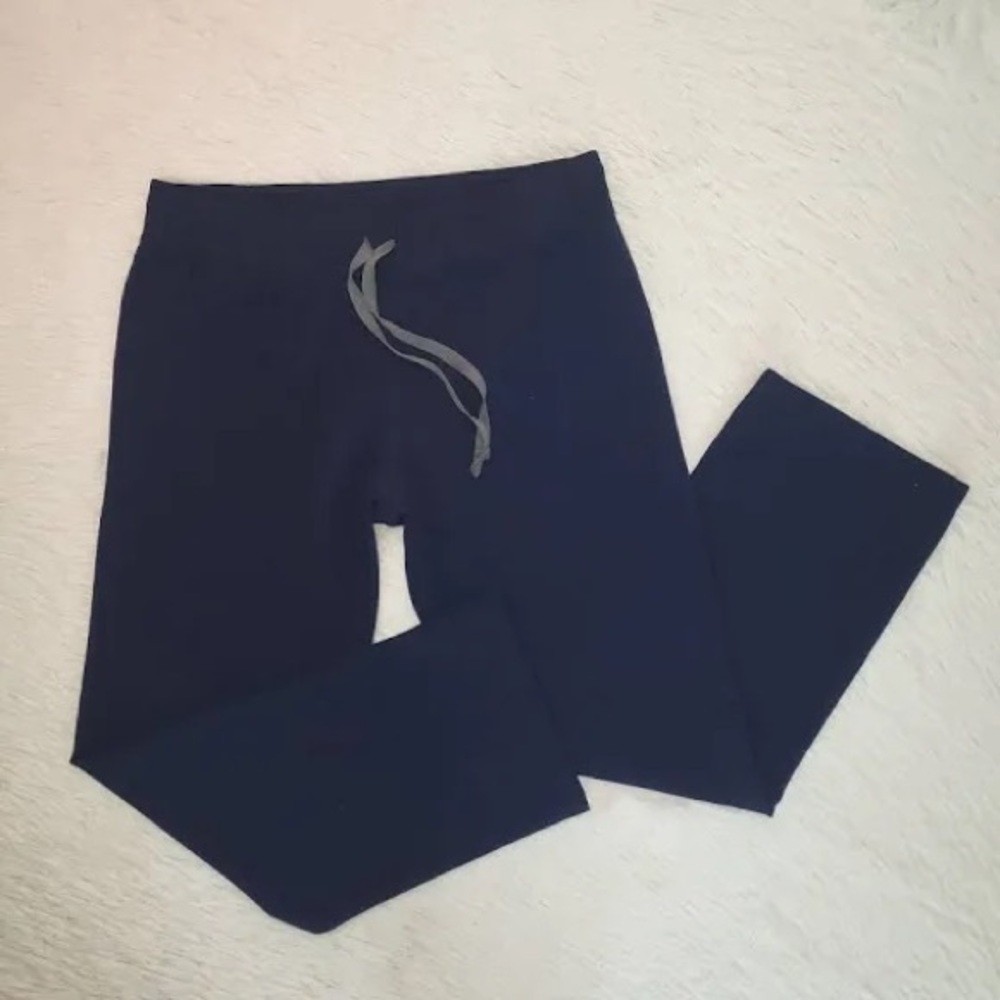 FIGS Technical Collection Women’s Size LP Navy Blue Scrub Pants Bottom